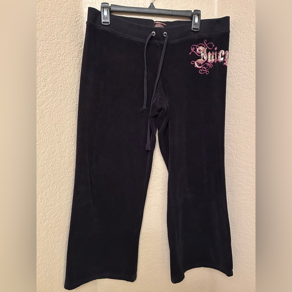 Juicy Couture Preloved Velour Joggers, Size Large